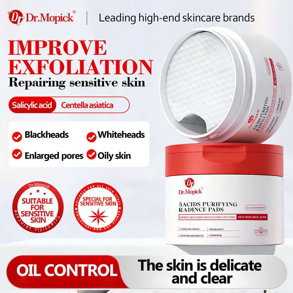 Dr.Mopick Salicylic Acid Face Exfoliating Gel | Deep Clean Pores, Smooth Blemish-Prone Skin
