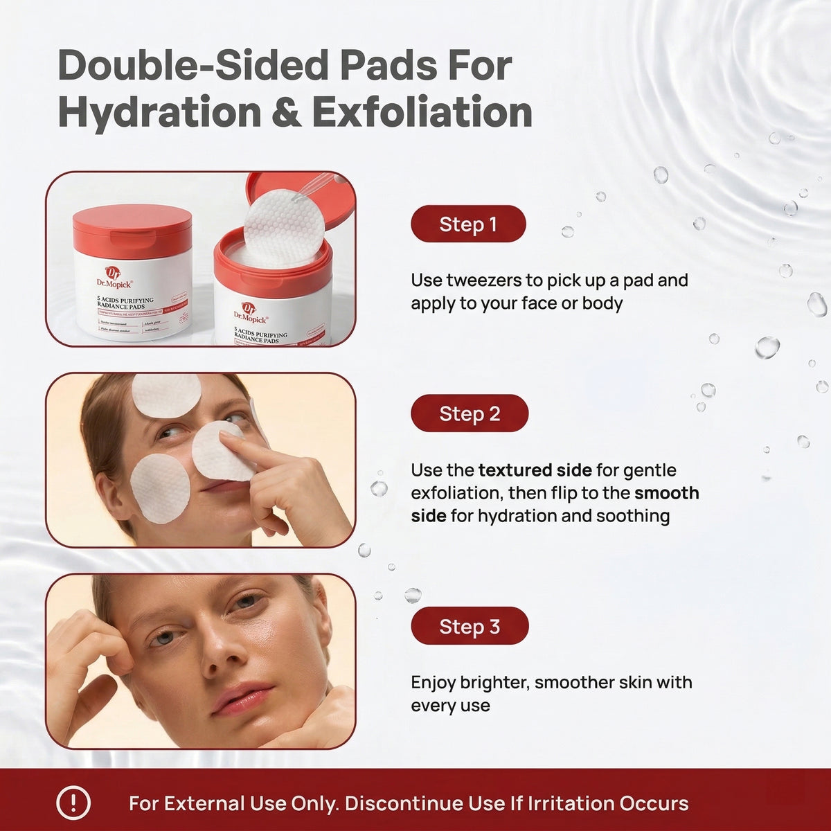 Dr.Mopick Salicylic Acid Face Exfoliating Gel | Deep Clean Pores, Smooth Blemish-Prone Skin
